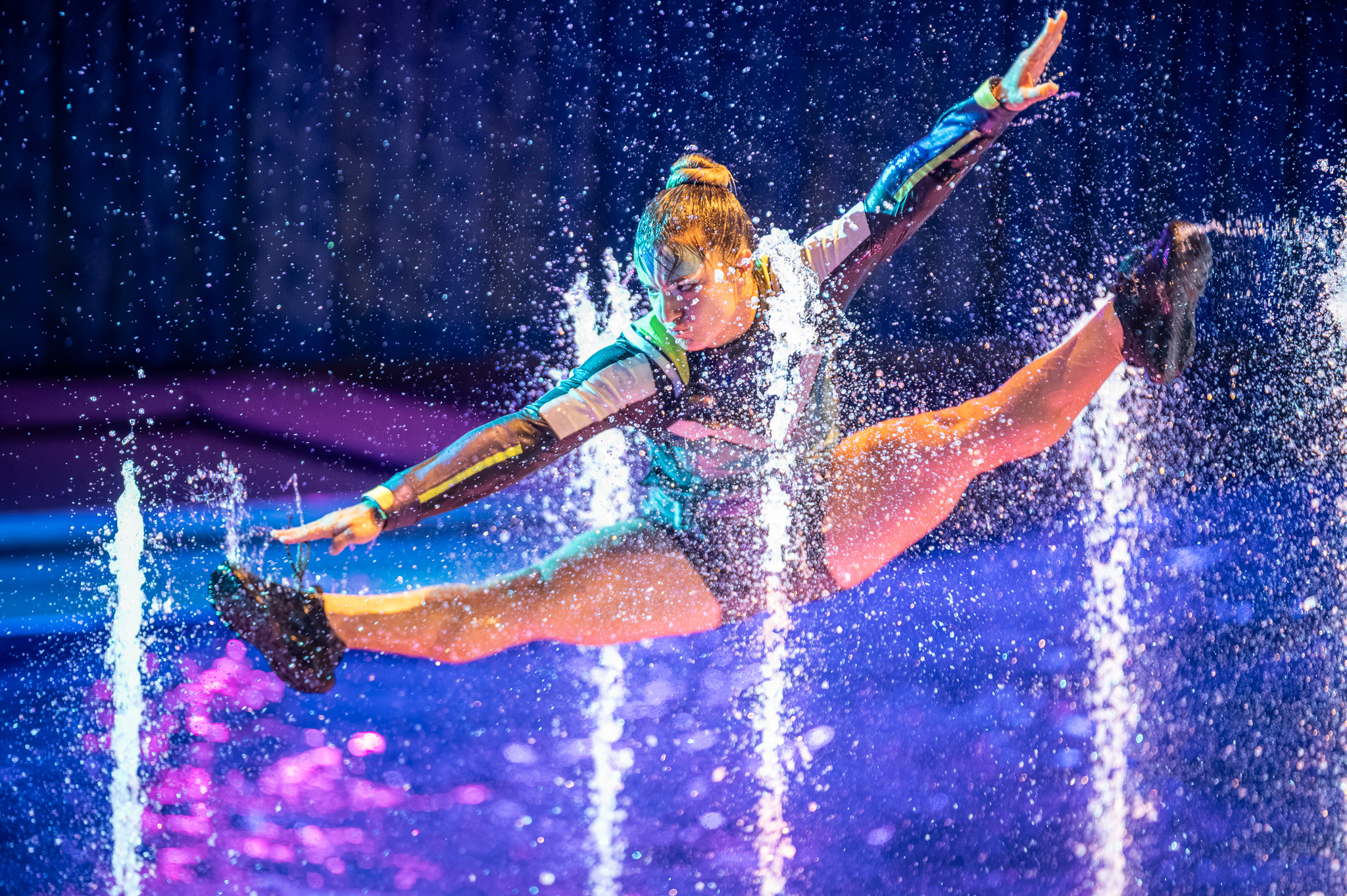 Performer at an event