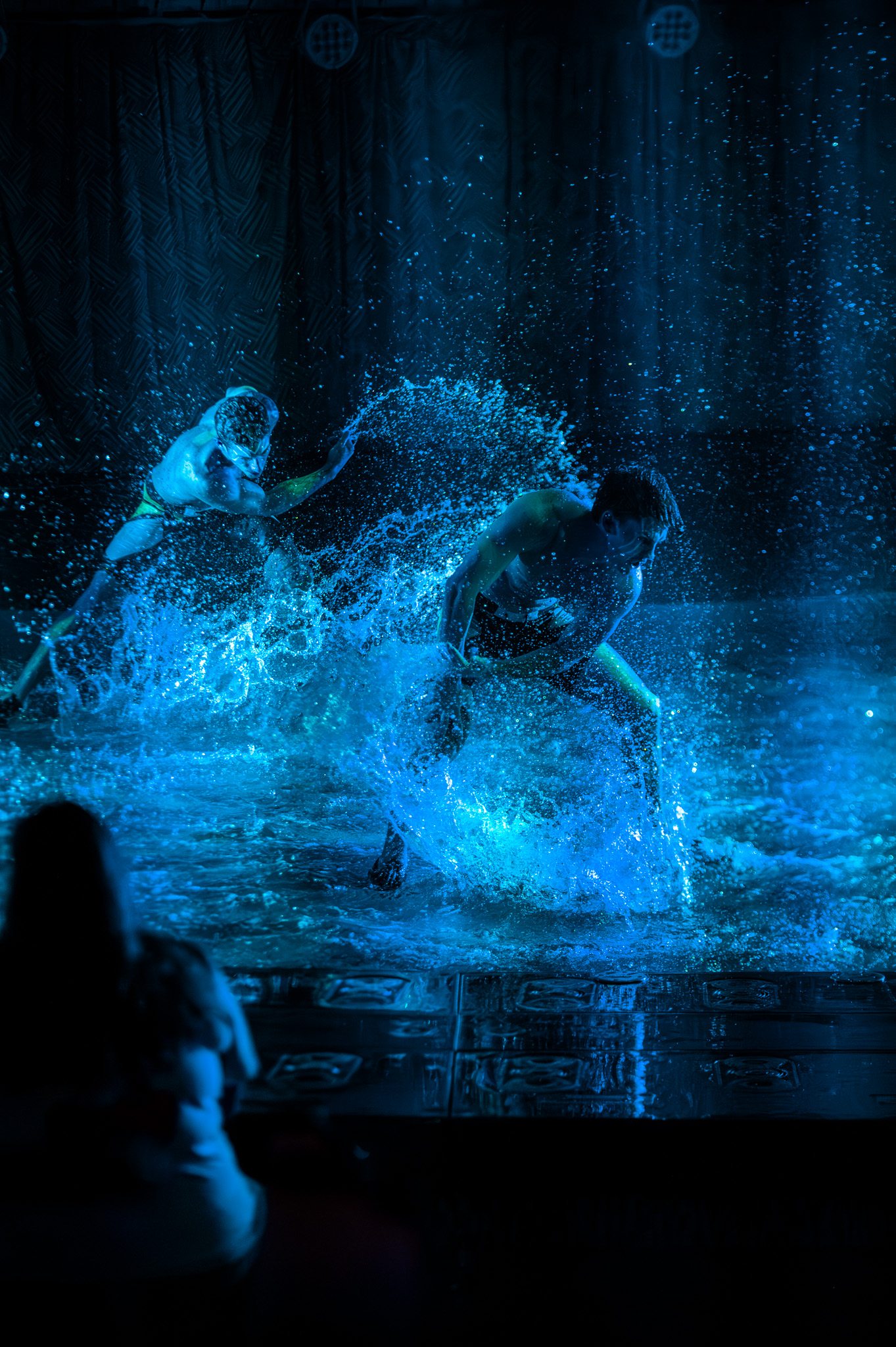 Event performance in blue light